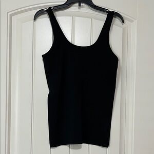 Classic Ribbed Black Women's Tank Top-Athleta